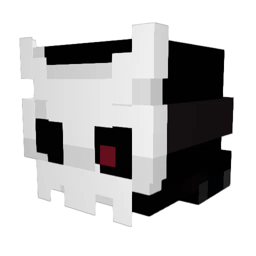 iJuget Minecraft avatar head, 3D render