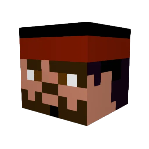 iKaHo47 Minecraft avatar head, 3D render