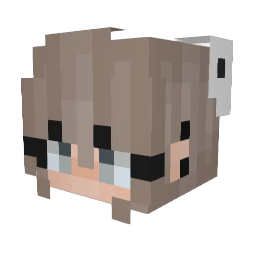 iKampfKeks Minecraft avatar head, 3D render