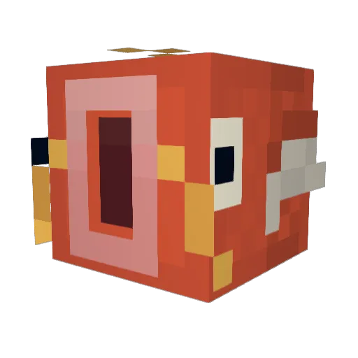 iKarp Minecraft avatar head, 3D render