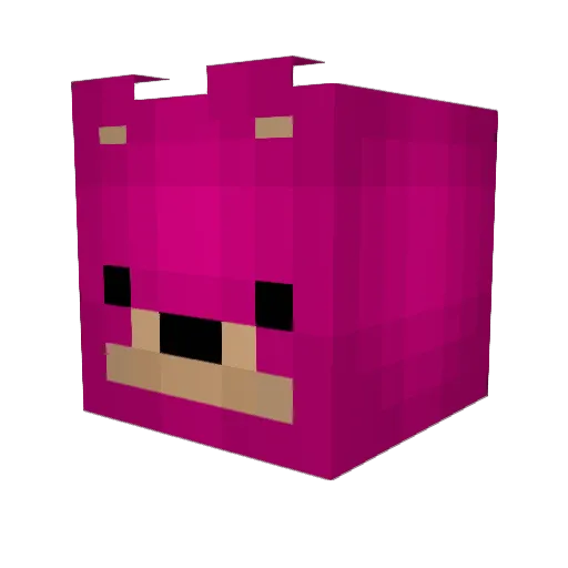 iKatt Minecraft avatar head, 3D render