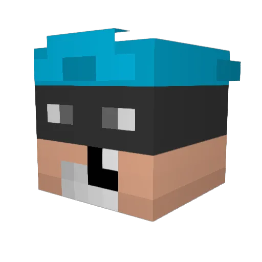 iKaueSz_ Minecraft avatar head, 3D render