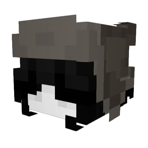iKawaii Minecraft avatar head, 3D render