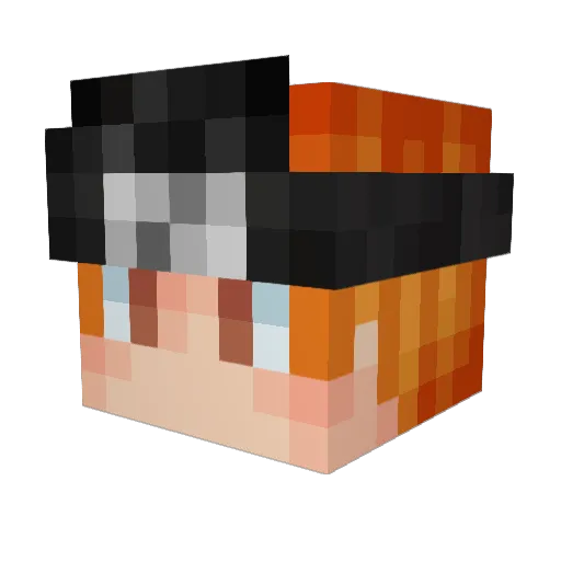 iKenSir Minecraft avatar head, 3D render