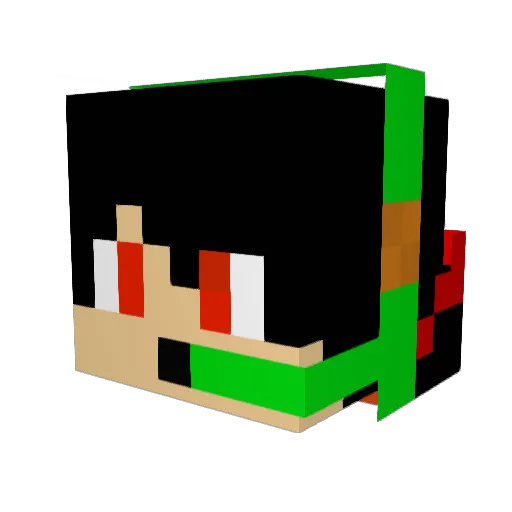 iKenanYT Minecraft avatar head, 3D render