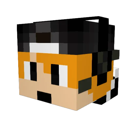 iKezzaDoesYT Minecraft avatar head, 3D render