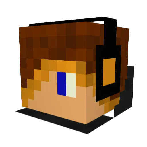 iKick_Ass Minecraft avatar head, 3D render