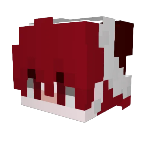 iKoorosh Minecraft avatar head, 3D render