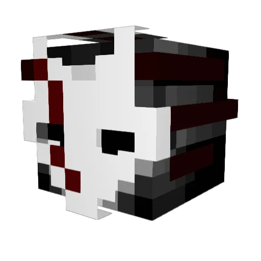 iKosh Minecraft avatar head, 3D render