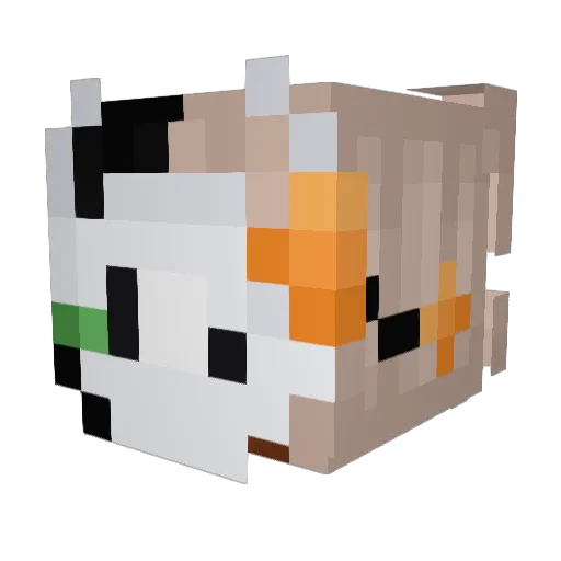 iKozmic Minecraft avatar head, 3D render