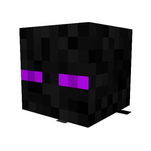 iKradd Minecraft avatar head, 3D render