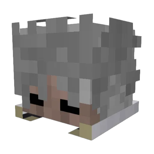 iKryxxGHG Minecraft avatar head, 3D render