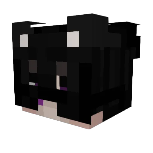 iKurn Minecraft avatar head, 3D render