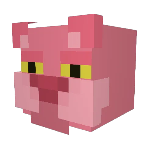 iLaPanteraGrosa Minecraft avatar head, 3D render