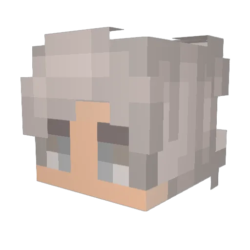 iLautarorr Minecraft avatar head, 3D render