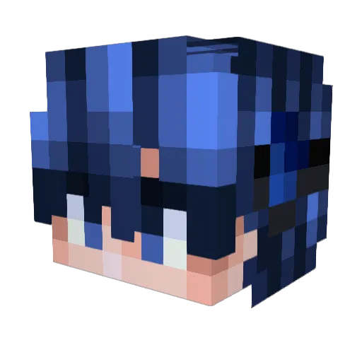 iLe0n_ Minecraft avatar head, 3D render