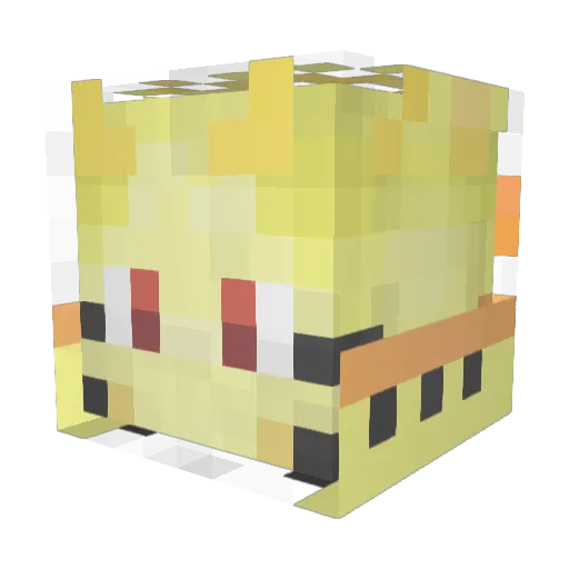 iLeldoon Minecraft avatar head, 3D render