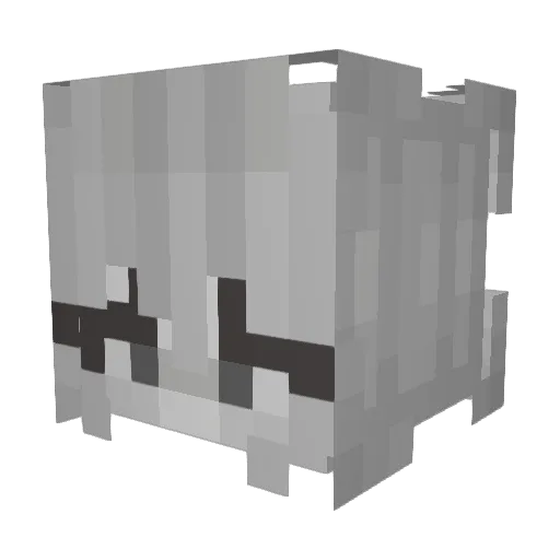 iLetXy Minecraft avatar head, 3D render