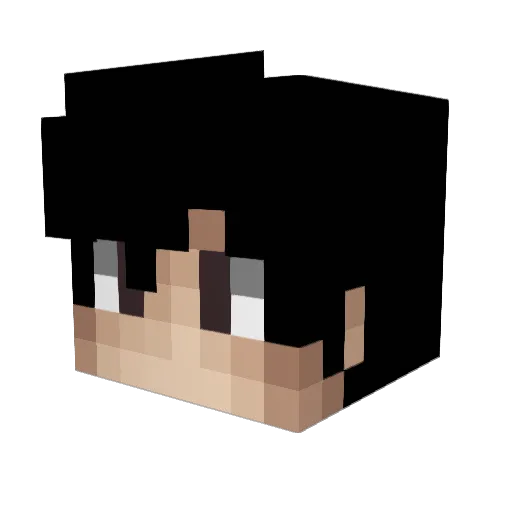 iLeuu__ Minecraft avatar head, 3D render