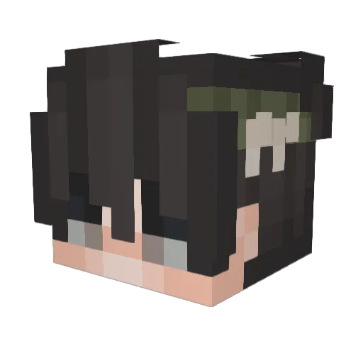 iLexiz_ Minecraft avatar head, 3D render