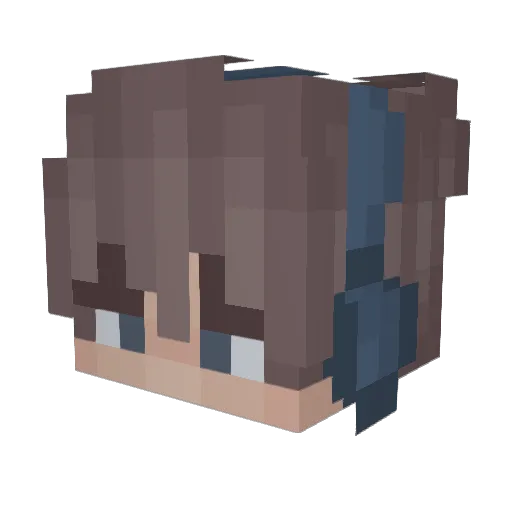 iLightyy Minecraft avatar head, 3D render