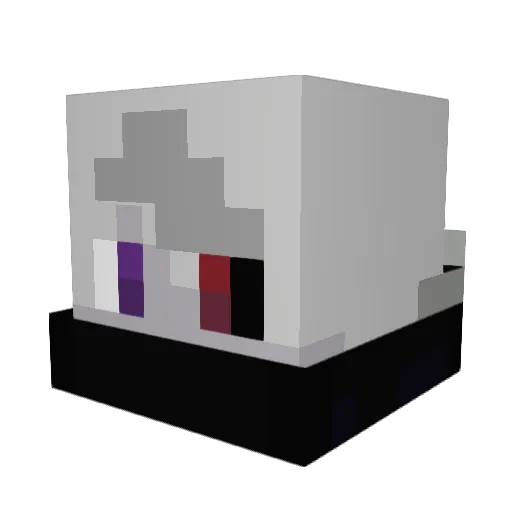 iLikeDemWabbitz Minecraft avatar head, 3D render