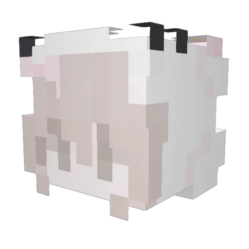 iLikeHK Minecraft avatar head, 3D render