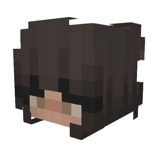 iLikeMon3y Minecraft avatar head, 3D render