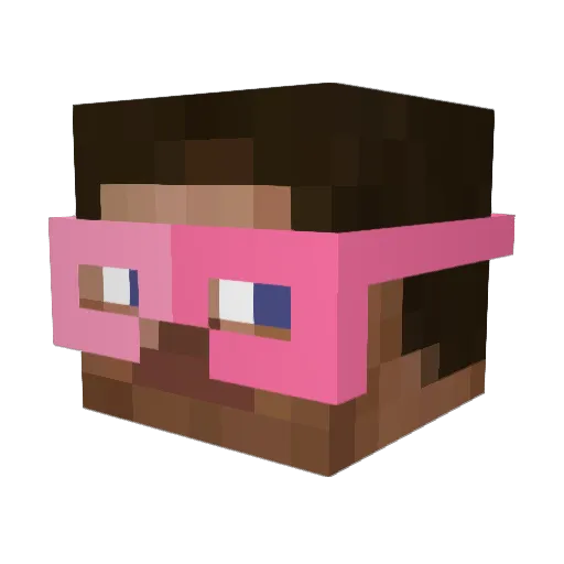 iLo2rd Minecraft avatar head, 3D render
