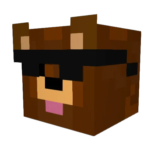 iLocke Minecraft avatar head, 3D render