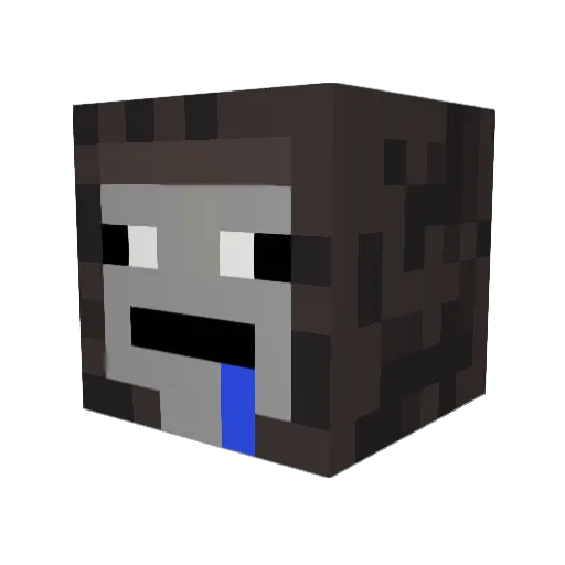iLookLikeMonkE Minecraft avatar head, 3D render