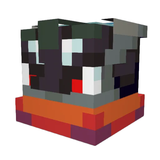 iLostGreninja Minecraft avatar head, 3D render