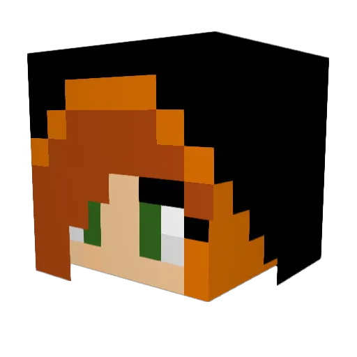 iLoveBuni Minecraft avatar head, 3D render