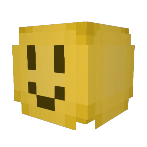 iLoveToes Minecraft avatar head, 3D render
