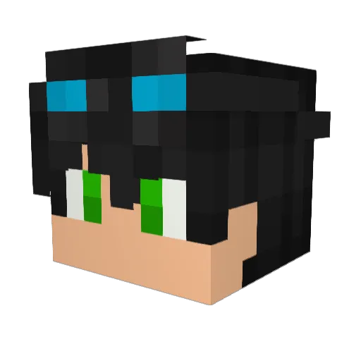 iLudiiido_ Minecraft avatar head, 3D render