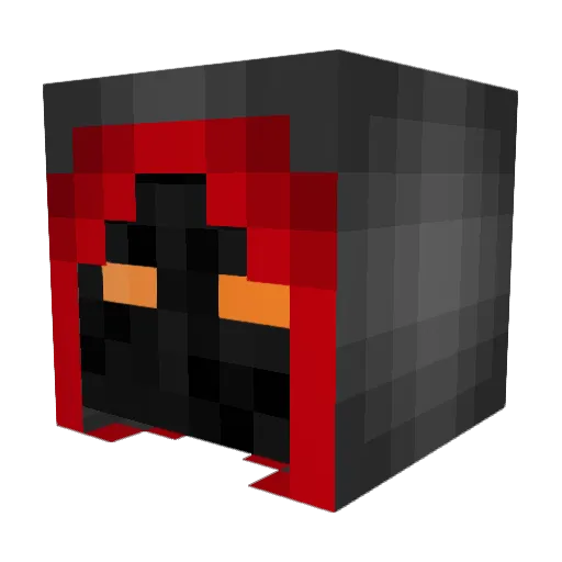 iLukei Minecraft avatar head, 3D render