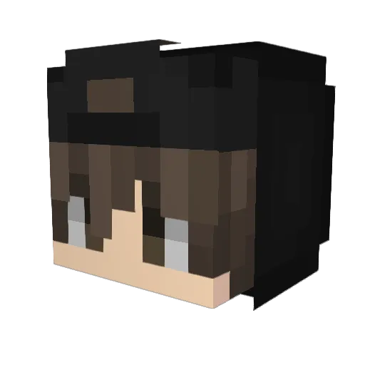 iLuvPing_ Minecraft avatar head, 3D render