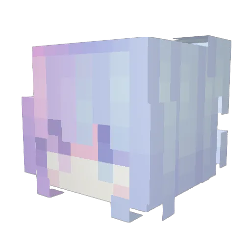 iLyA1a Minecraft avatar head, 3D render