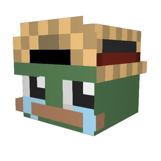 iLy_x13 Minecraft avatar head, 3D render