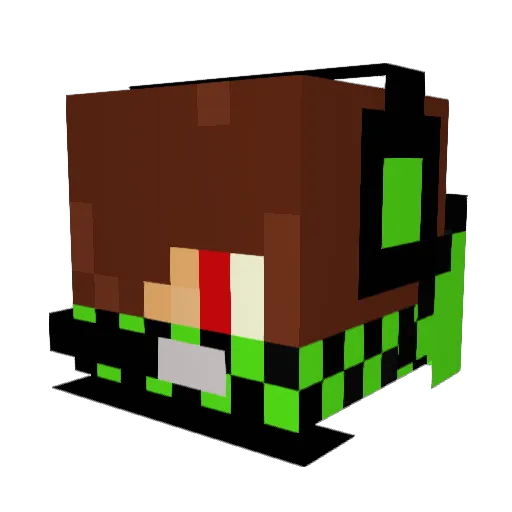 iM4pKo_88 Minecraft avatar head, 3D render