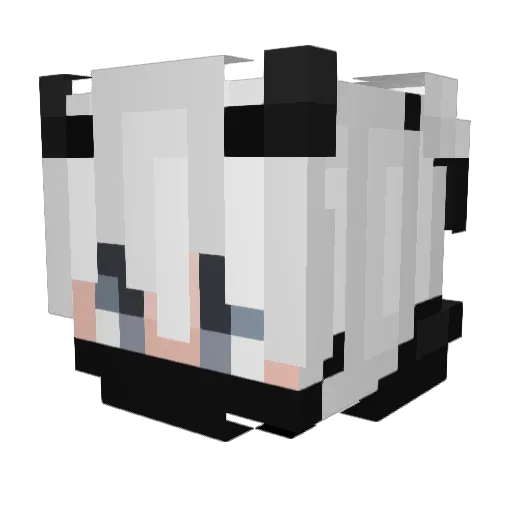 iMPgames Minecraft avatar head, 3D render
