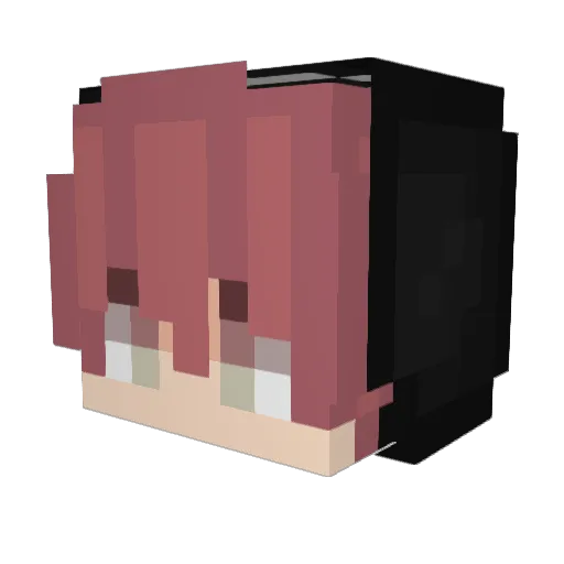 iMaartiin Minecraft avatar head, 3D render