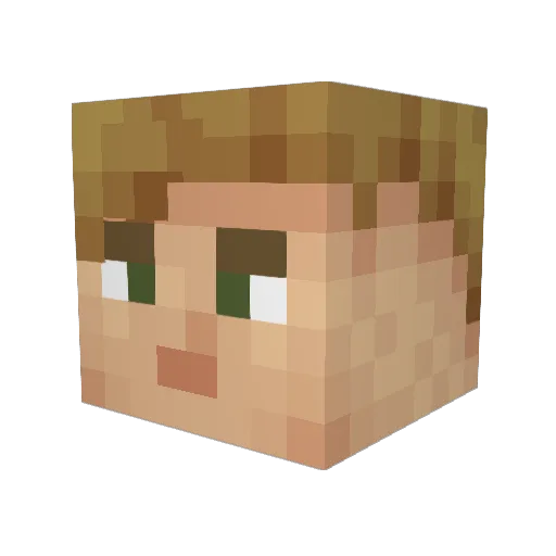 iMaltesers Minecraft avatar head, 3D render