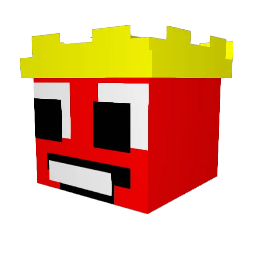 iManjoy Minecraft avatar head, 3D render