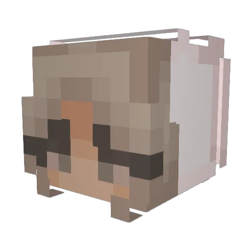iMariah_x Minecraft avatar head, 3D render