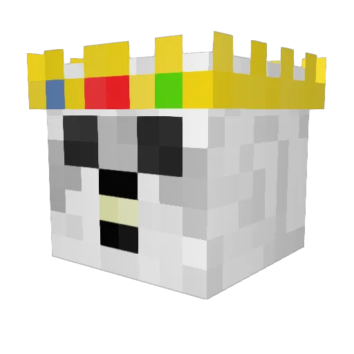 iMatrix26126 Minecraft avatar head, 3D render