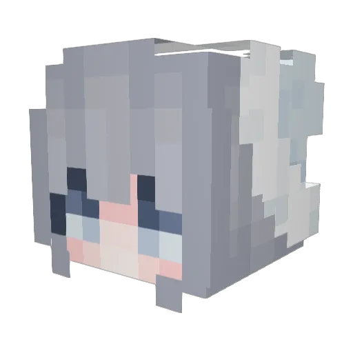 iMbozO Minecraft avatar head, 3D render