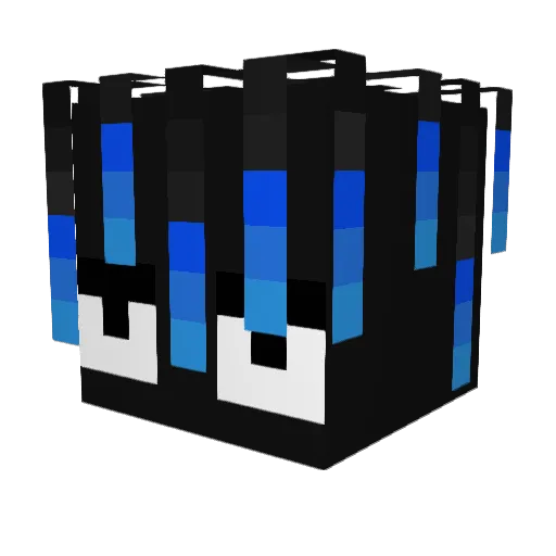 iMelocoton_ Minecraft avatar head, 3D render