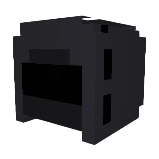iMidnightStorm Minecraft avatar head, 3D render