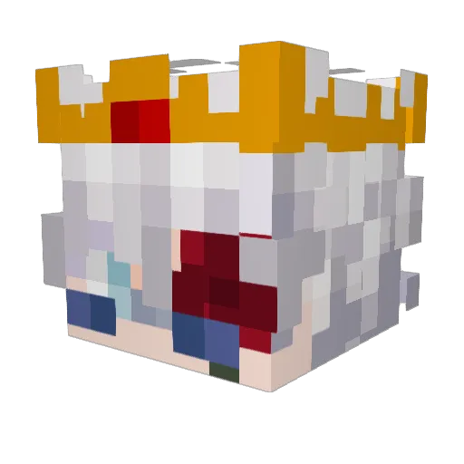 iMikeTwo Minecraft avatar head, 3D render